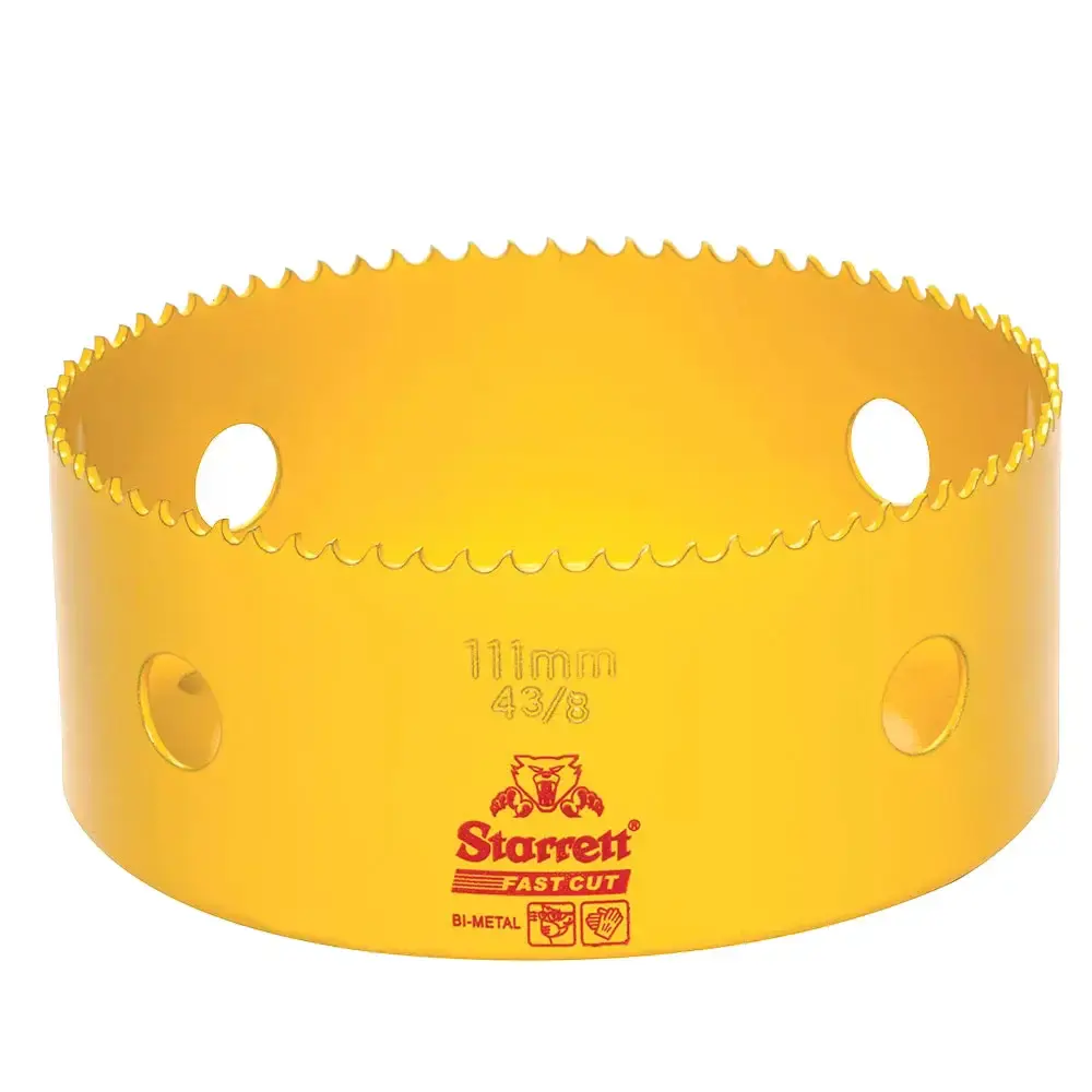 Serra copo fast cut bi-metal 4.3/8 FCH438-G Starrett — fotografia 5