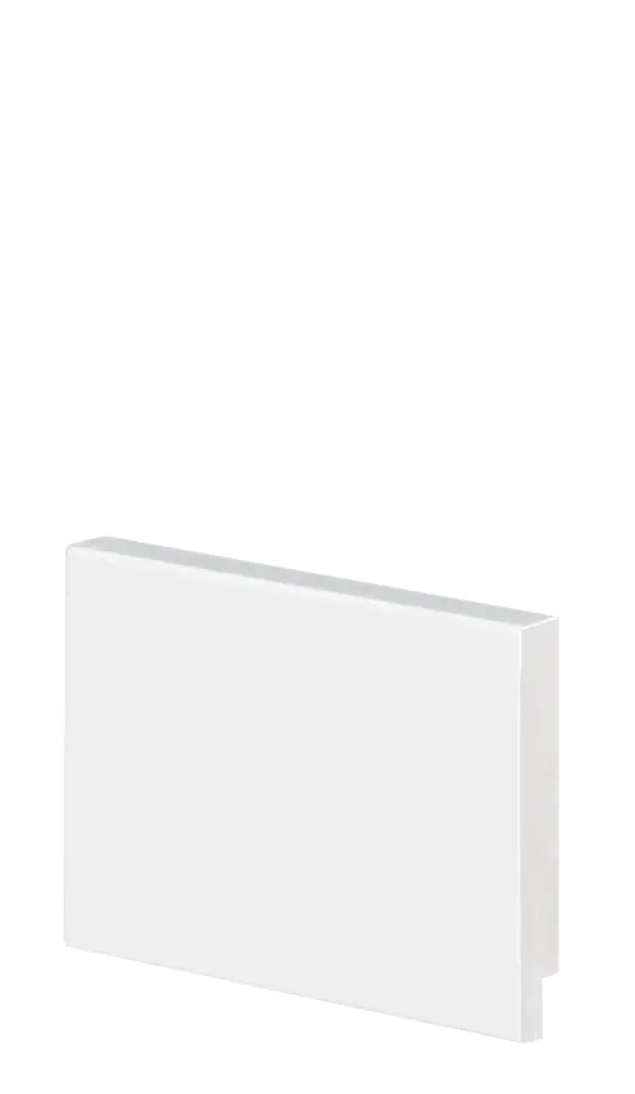 Rodapé slim liso 2,40M 70X10MM branco arquitech: elegância e durabilidade em cada detalhe