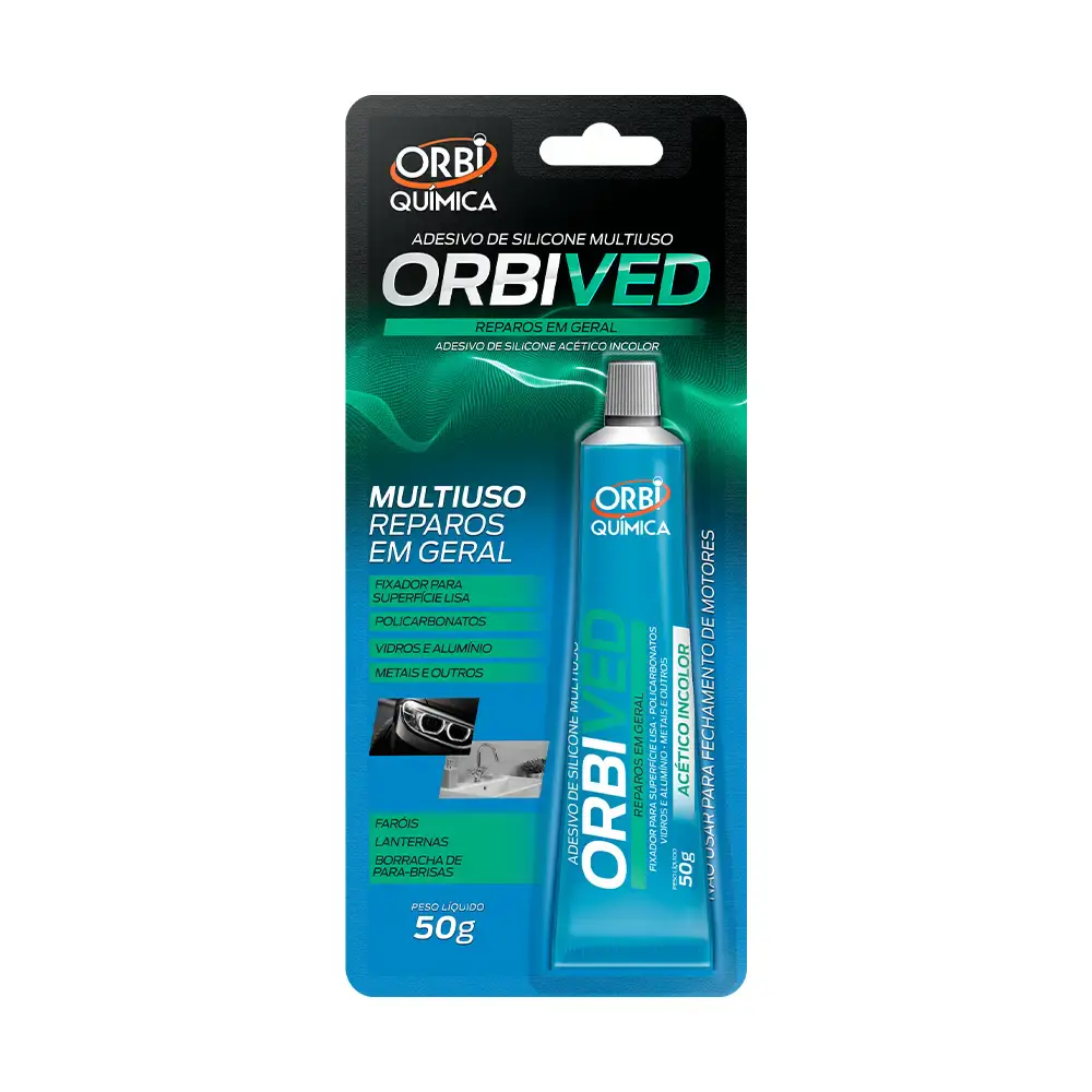 Adesivo de silicone multiuso 5542 50G Orbi