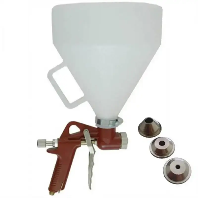 Pistola para textura e chapisco com funil 5 litros GPV005 black jack