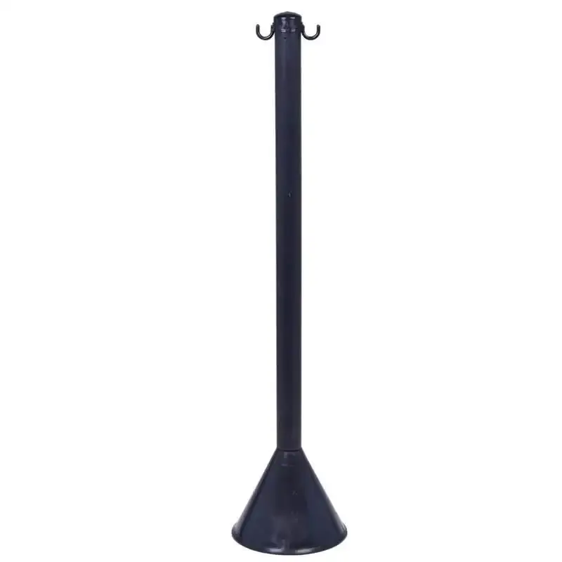 Pedestal plástico para corrente 90 CM preto Plastcor
