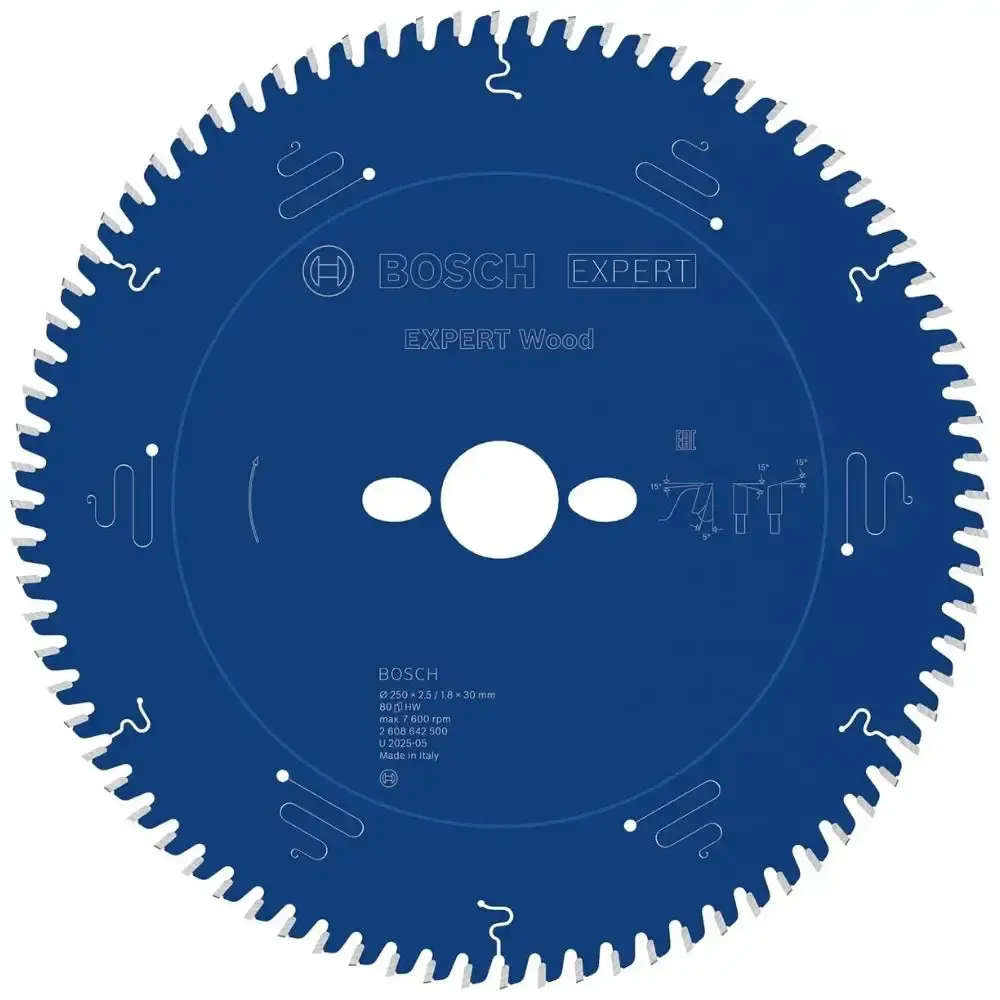 Disco de Corte Expert For Wood 254 x 30 MM 60 Dentes BOSCH — fotografia de referência