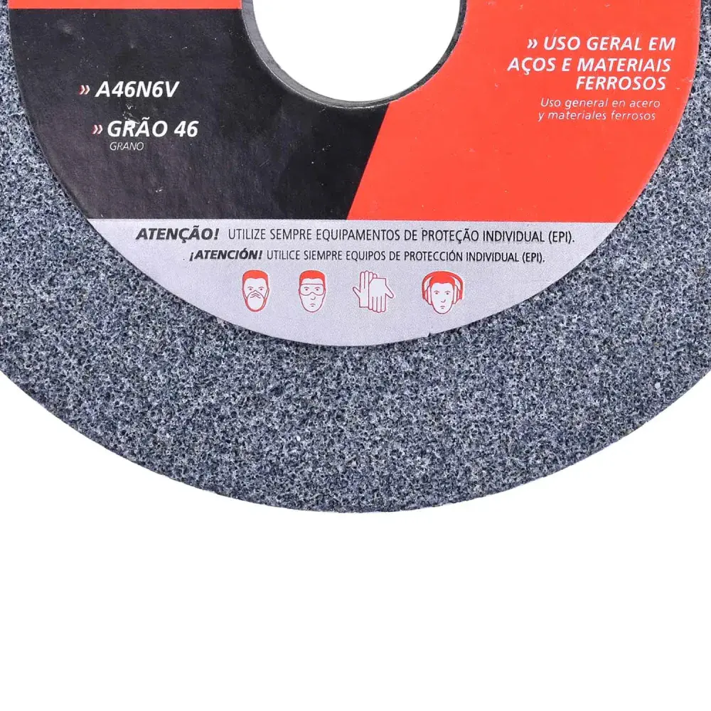 Rebolo reto uso geral 6” x 3/4” Worker — fotografia 10
