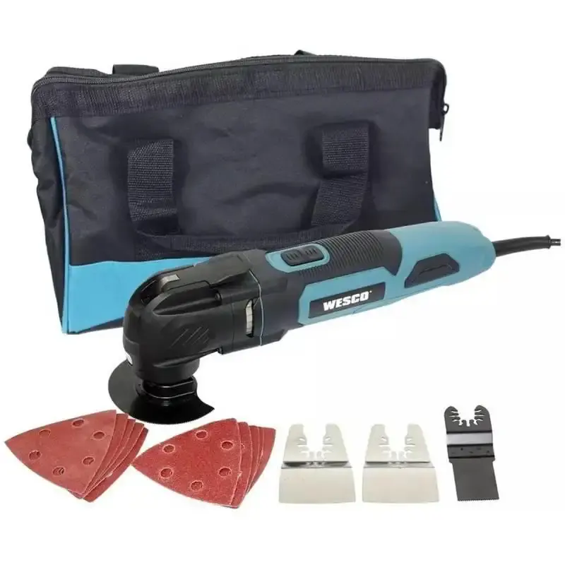 Multiferramenta oscilante elétrica 300W com kit acessórios Wesco 110 V