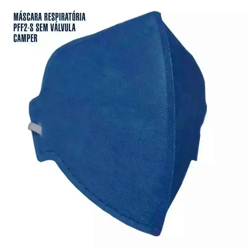 Respirador Descartável PFF2 s/ Válvula Kit com 10 Peças CAMPER — fotografia 3
