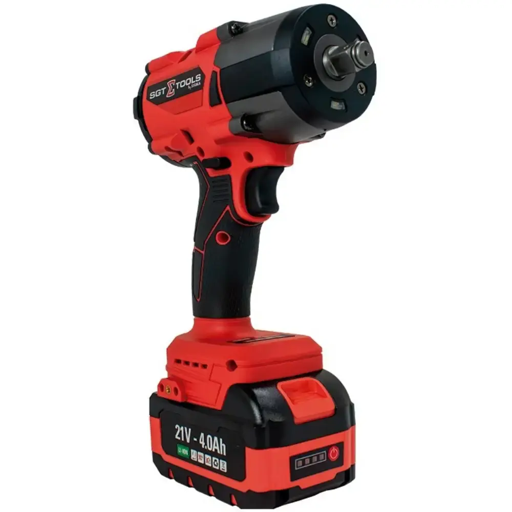 Chave impacto a bateria 1/2 POL 820NM SGT-7508 com 2 baterias e maleta Sigma — fotografia 3