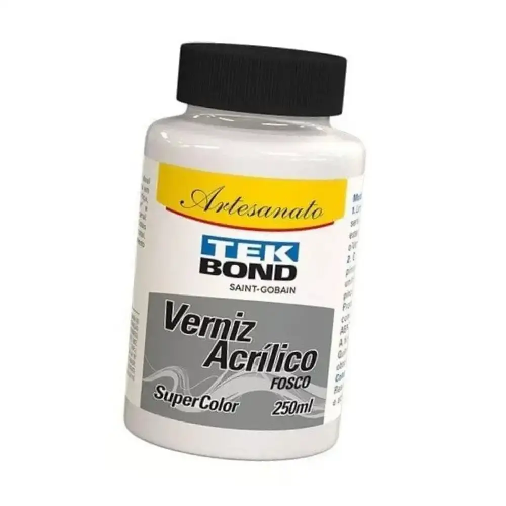 Verniz acrílico fosco 250ML Tekbond — fotografia 2