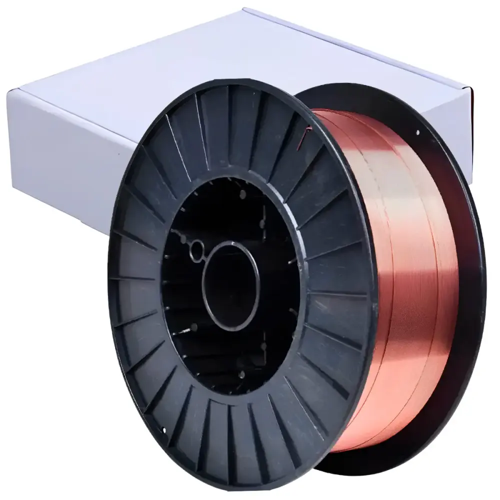 Arame para solda MIG rolo 5 kgs 0.8MM ER70S-6 Evald — fotografia de referência