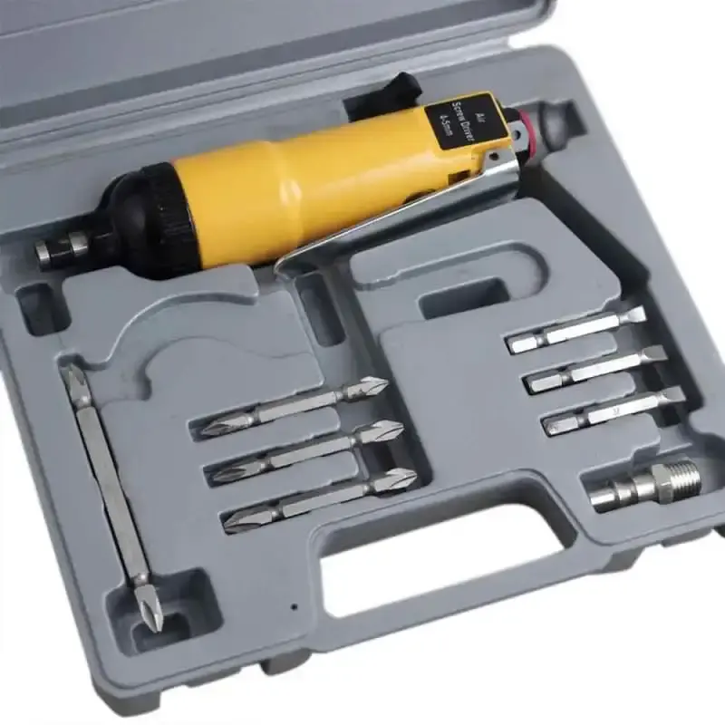 Parafusadeira Pneumática de Impacto 1/4 POL Reta c/ Kit 8 Acessórios e Maleta AT-4060K PUMA — fotografia 6
