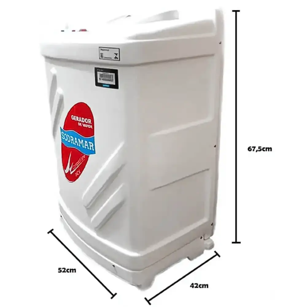 Sauna vapor compact line inox 18KW 220V trifásico Sodramar — fotografia 5