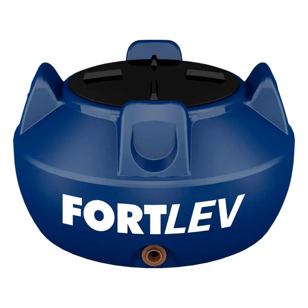 Tanque caixa d'água polietileno 1000L com tampa vedada 1/4 volta Fortlev
