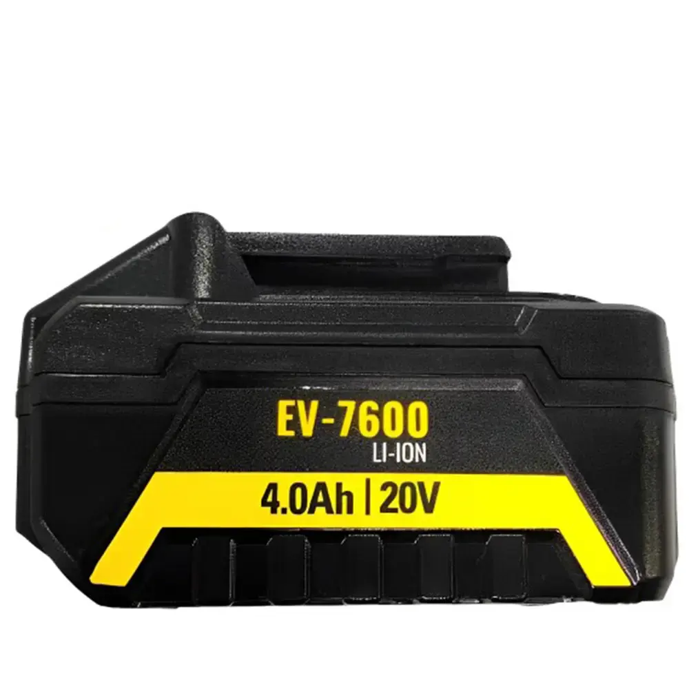 Bateria 4,0ah 20v litio para chave de impacto evz-7600 EVALD e sgt-7500 SIGMA — fotografia 4