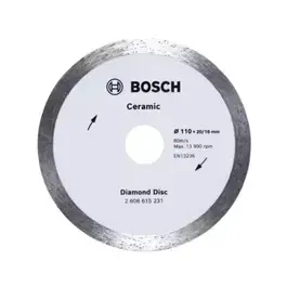Disco de corte diamantado cerâmica liso 110MM Bosch — fotografia 4