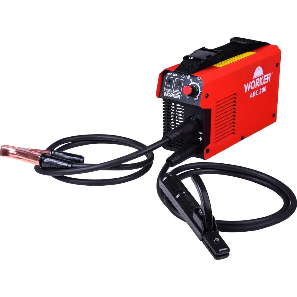 Inversor para solda arc 200A monofasico 220V Worker