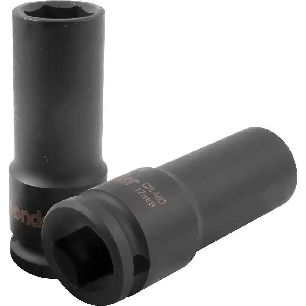 Soquete sextavado longo de impacto 17MM 1/2POL Vonder — fotografia de referência