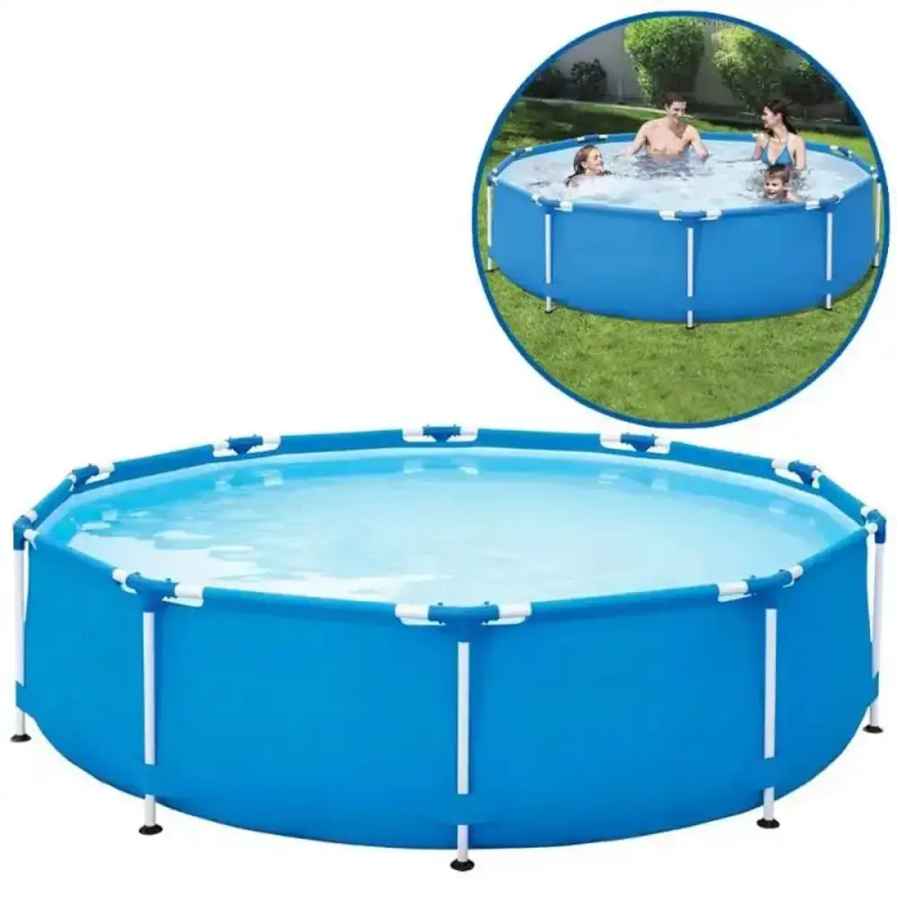 Piscina com armação 5.000 litros redonda 3 metros Mor — fotografia de referência
