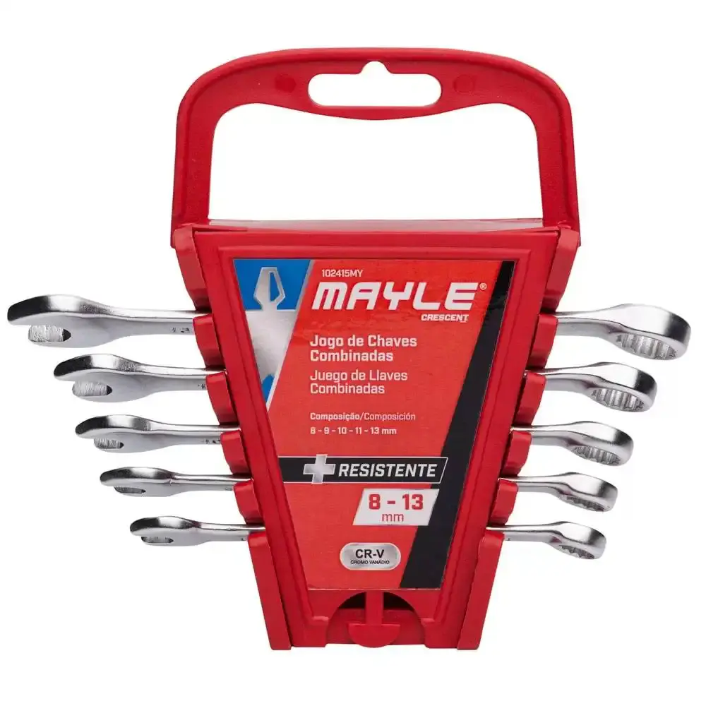 Chave combinada jogo de 8 à 13 MM com 5 peças 102415M Mayle