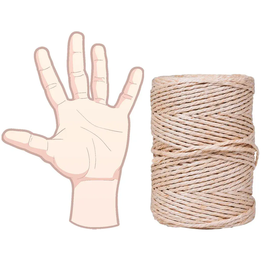 Fio sisal natural F500 160M 1KG Collins — fotografia 6