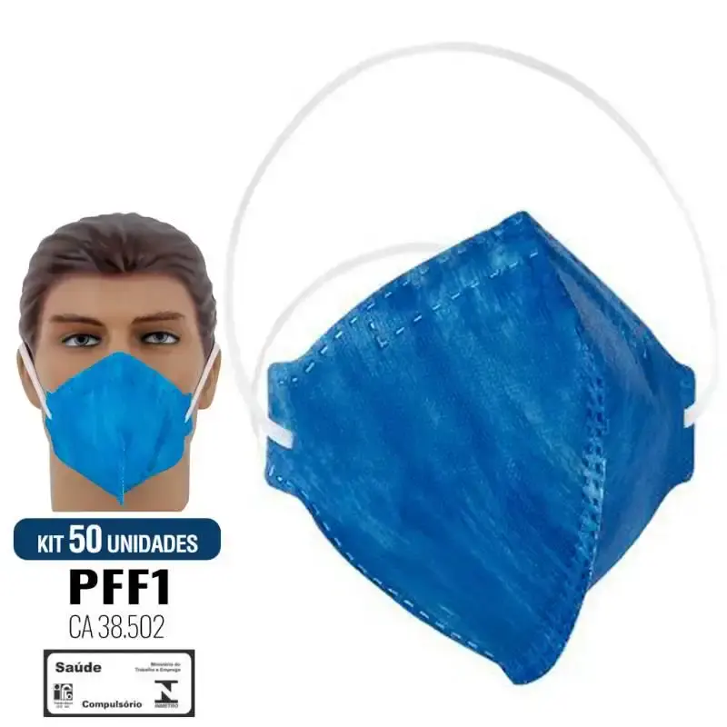 Respirador PFF1 s/ Válvula CA 38.502 Kit com 50 Unidades DELTA PLUS