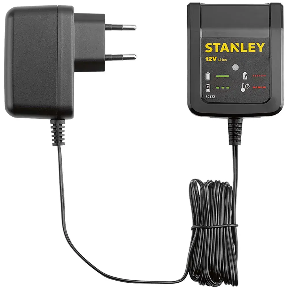 Carregador bivolt 12V 1,25A Stanley — fotografia de referência