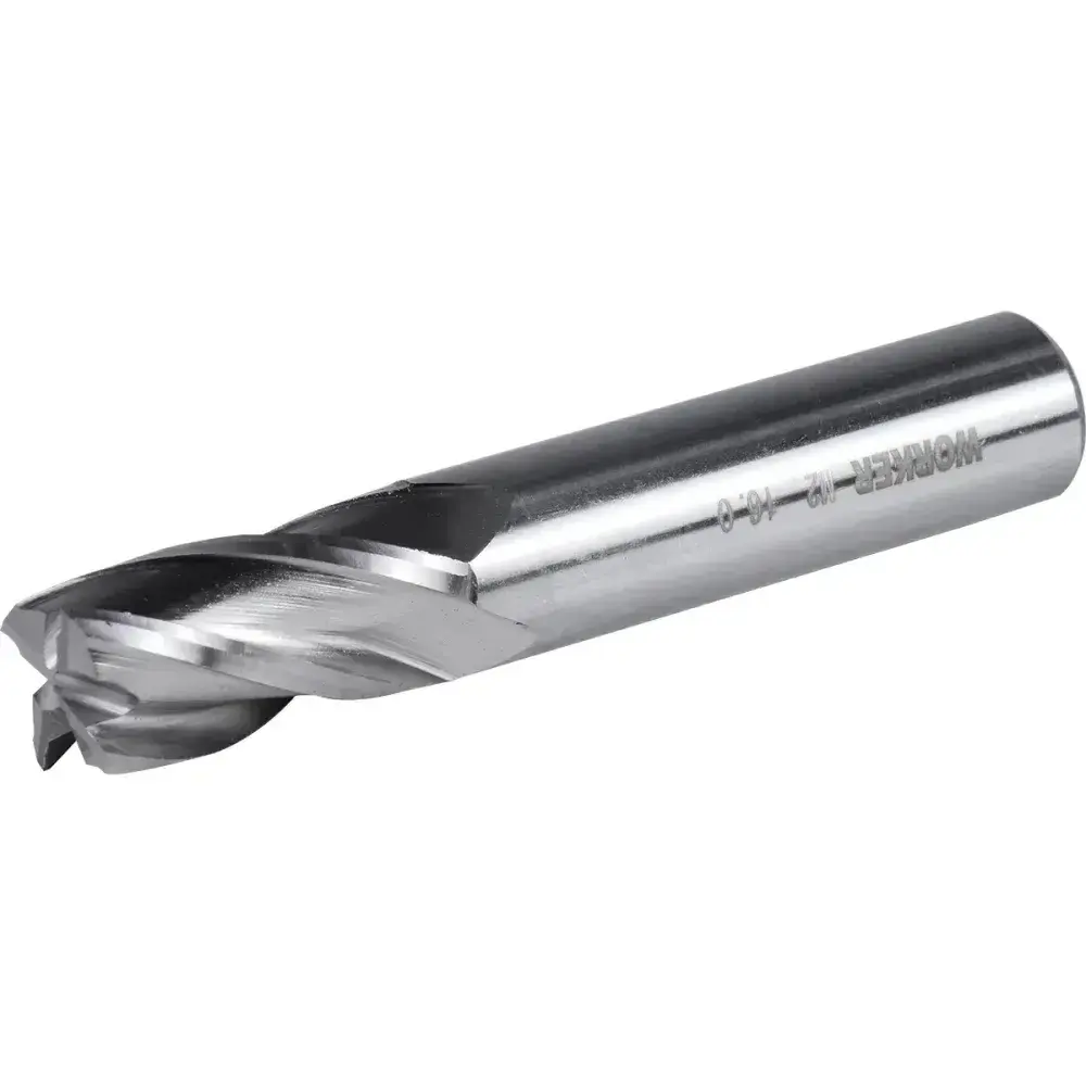 Fresa de topo reto aço rápido 16MM haste 16MM Worker — fotografia 8