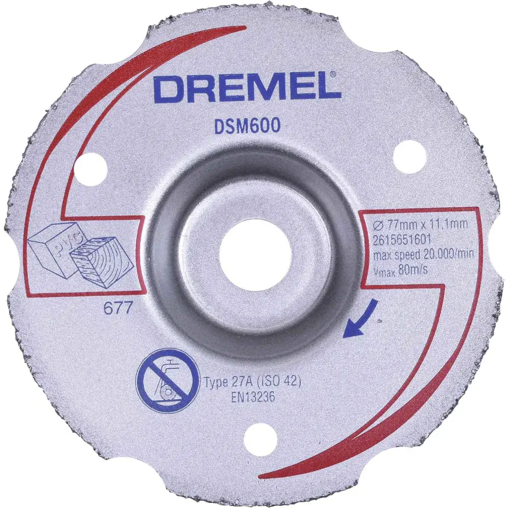Disco metal multiuso corte reto SM600 Dremel — fotografia de referência