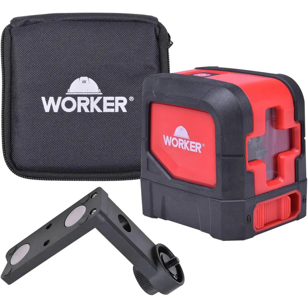 Nível a laser 15M 3V vermelho Worker