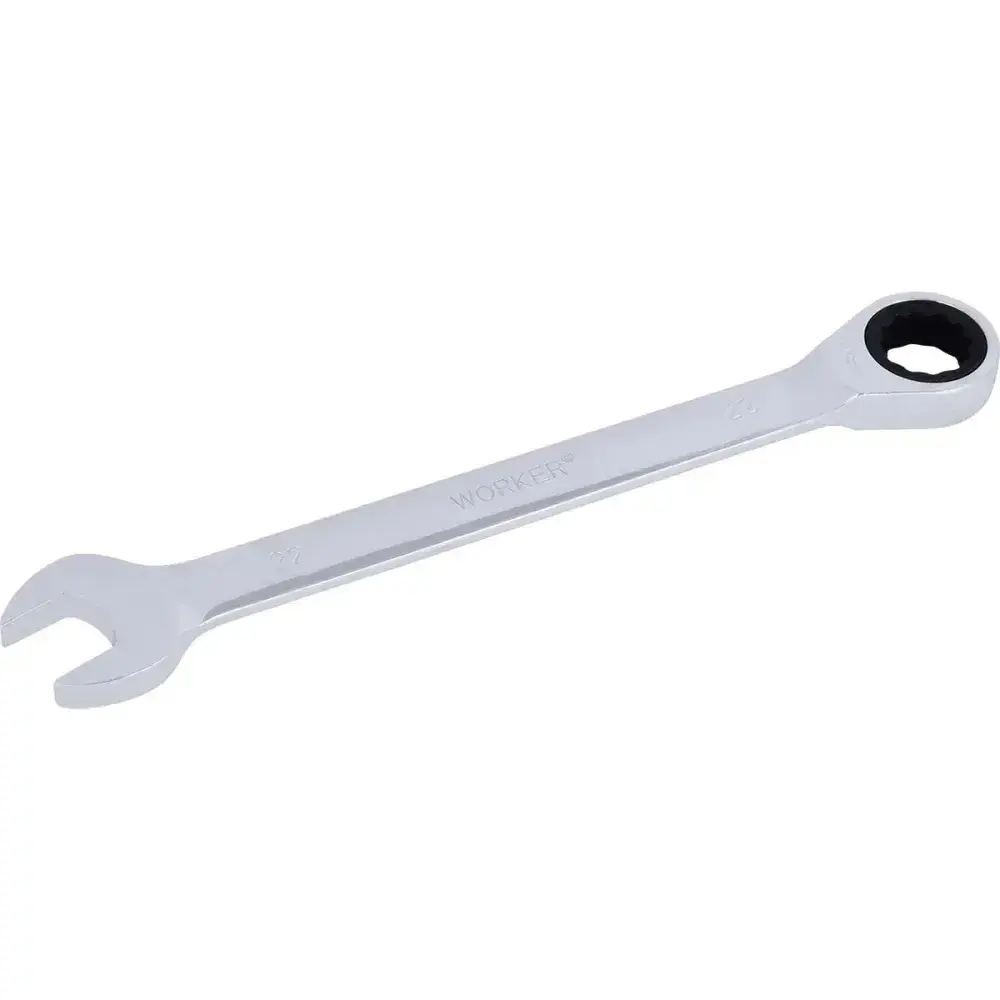 Chave combinada com catraca cromo vanádio 22MM Worker — fotografia 8