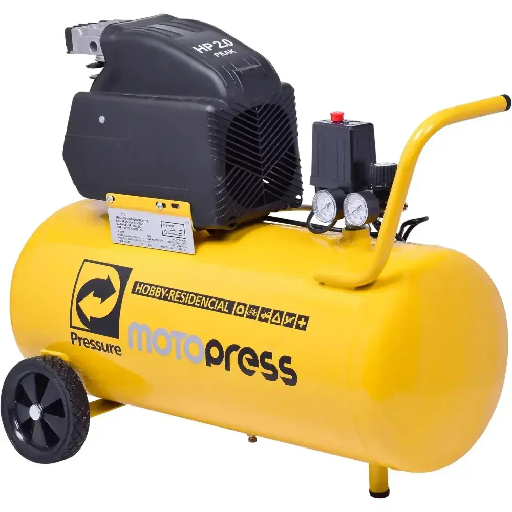 Moto compressor 50L 8PCM 60HZ lubrif Pressure - 220V — fotografia 7
