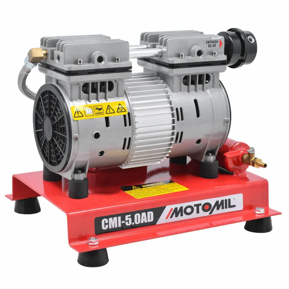 Compressor ar direto sem óleo 5PCM CMI-5,0 ad MotoMil - 220V