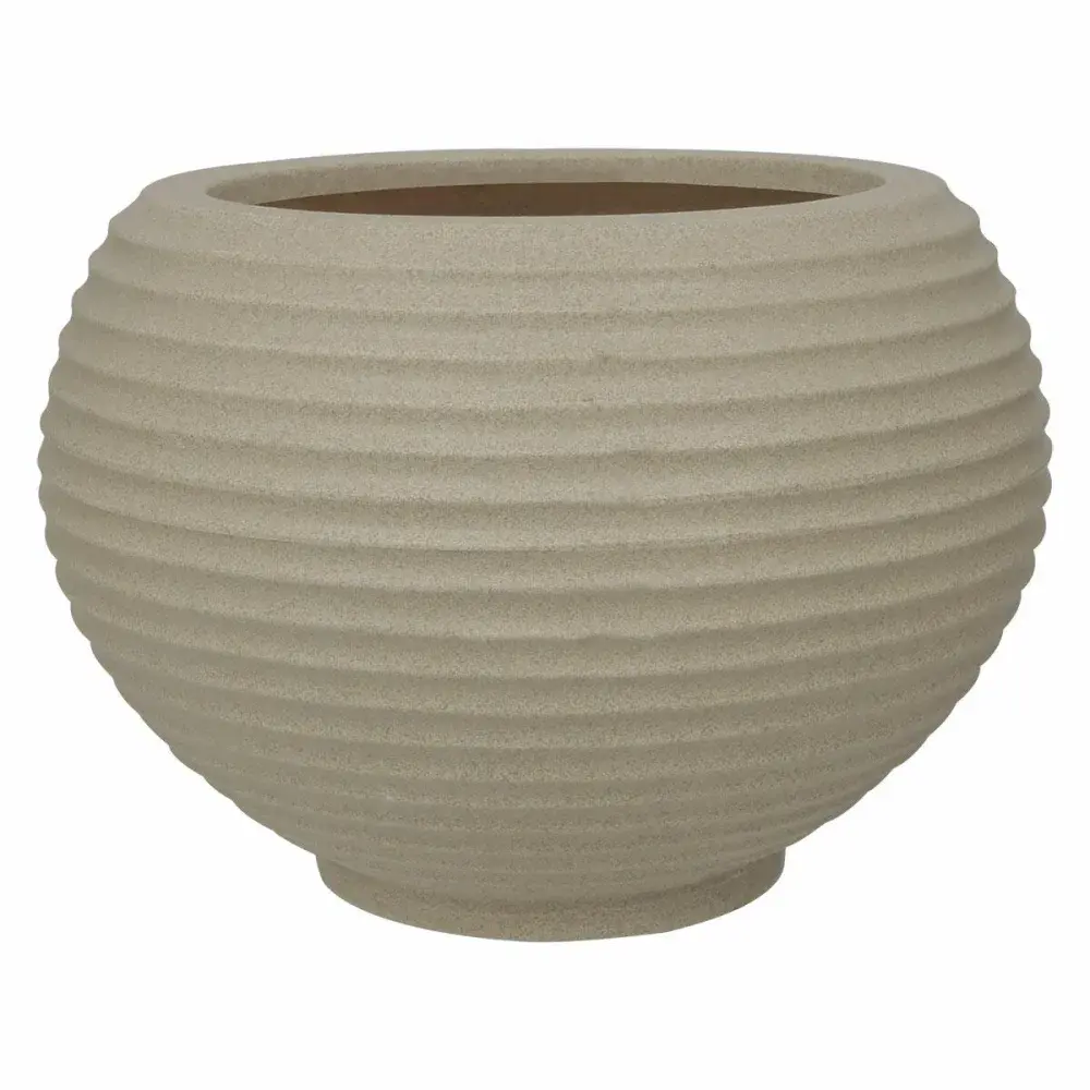 Vaso bromélia em granito areia 32X32CM 32L Vasart