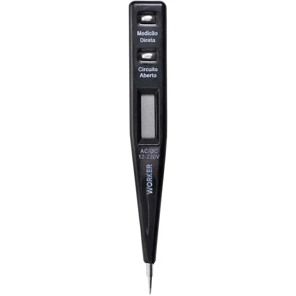 Chave teste digital de voltagem 12V a 220V Worker — fotografia 9