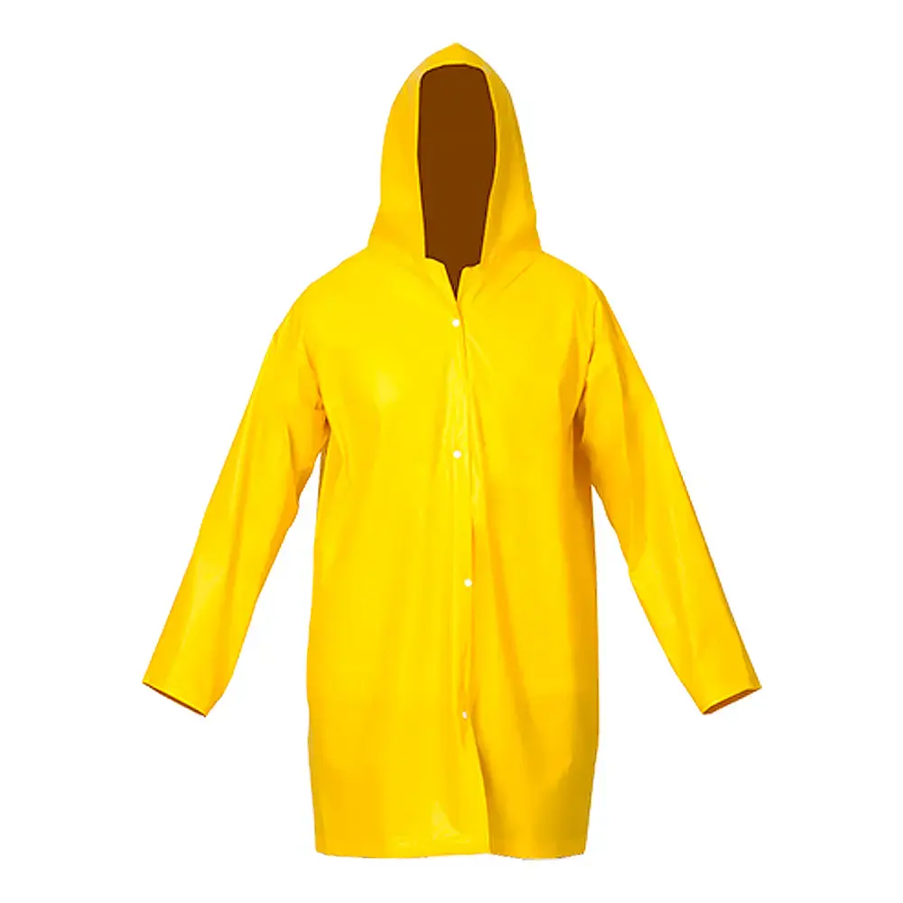 Capa de chuva em PVC laminado com forro amarela tamanho g 7015022954 nove 54 Nove54
