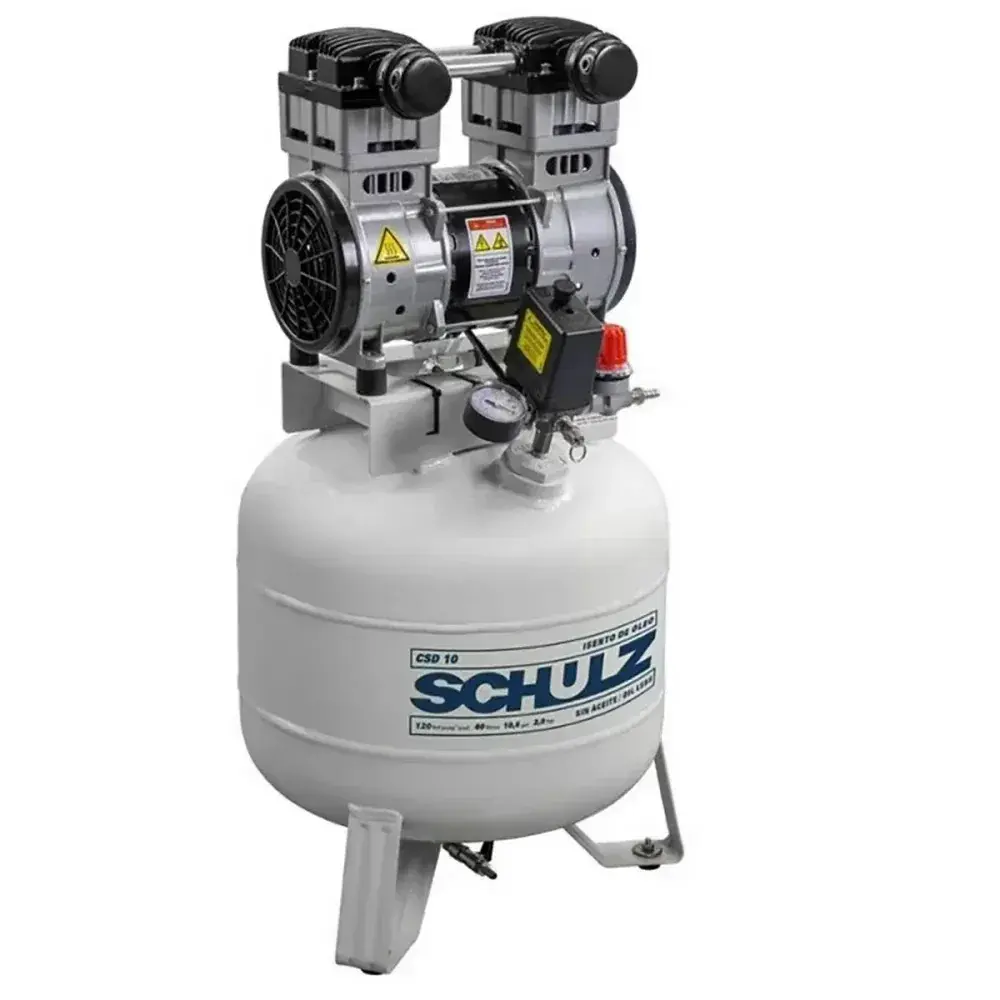 Compressor de ar de pistão csd 10/40 10PCM 2HP 220V Schulz — fotografia de referência