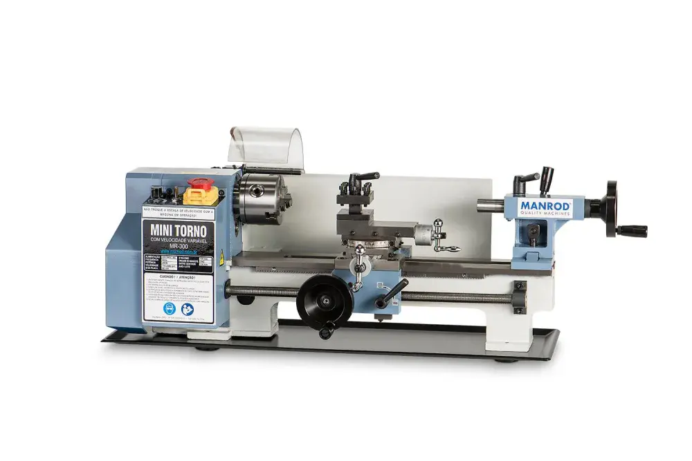 Mini torno mecânico MR-300 250W Manrod