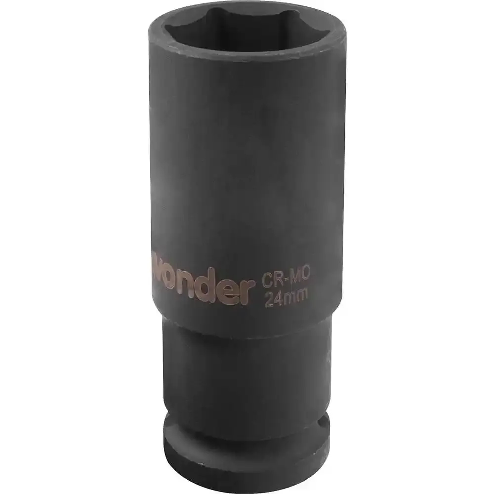 Soquete sextavado longo de impacto 24MM 1/2POL vonder Vonder Cross — fotografia 3