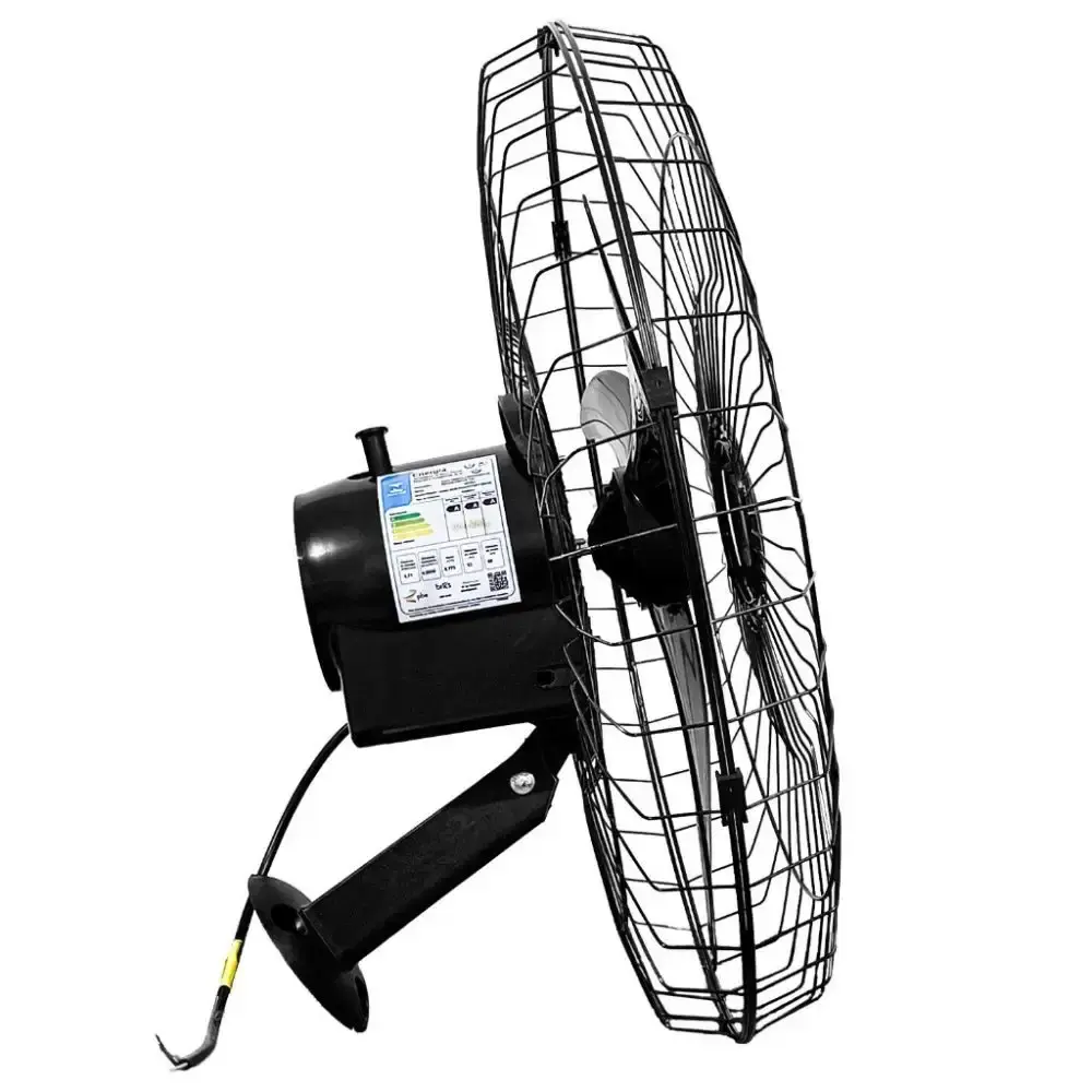 Ventilador de parede oscilante bravio 60 CM 160W bivolt com chave seletora casa LYS — fotografia 8