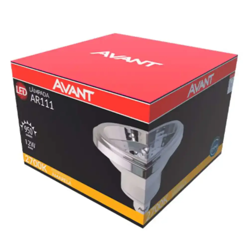 Lâmpada led 12W 2700K amarela bivolt Avant — fotografia 4