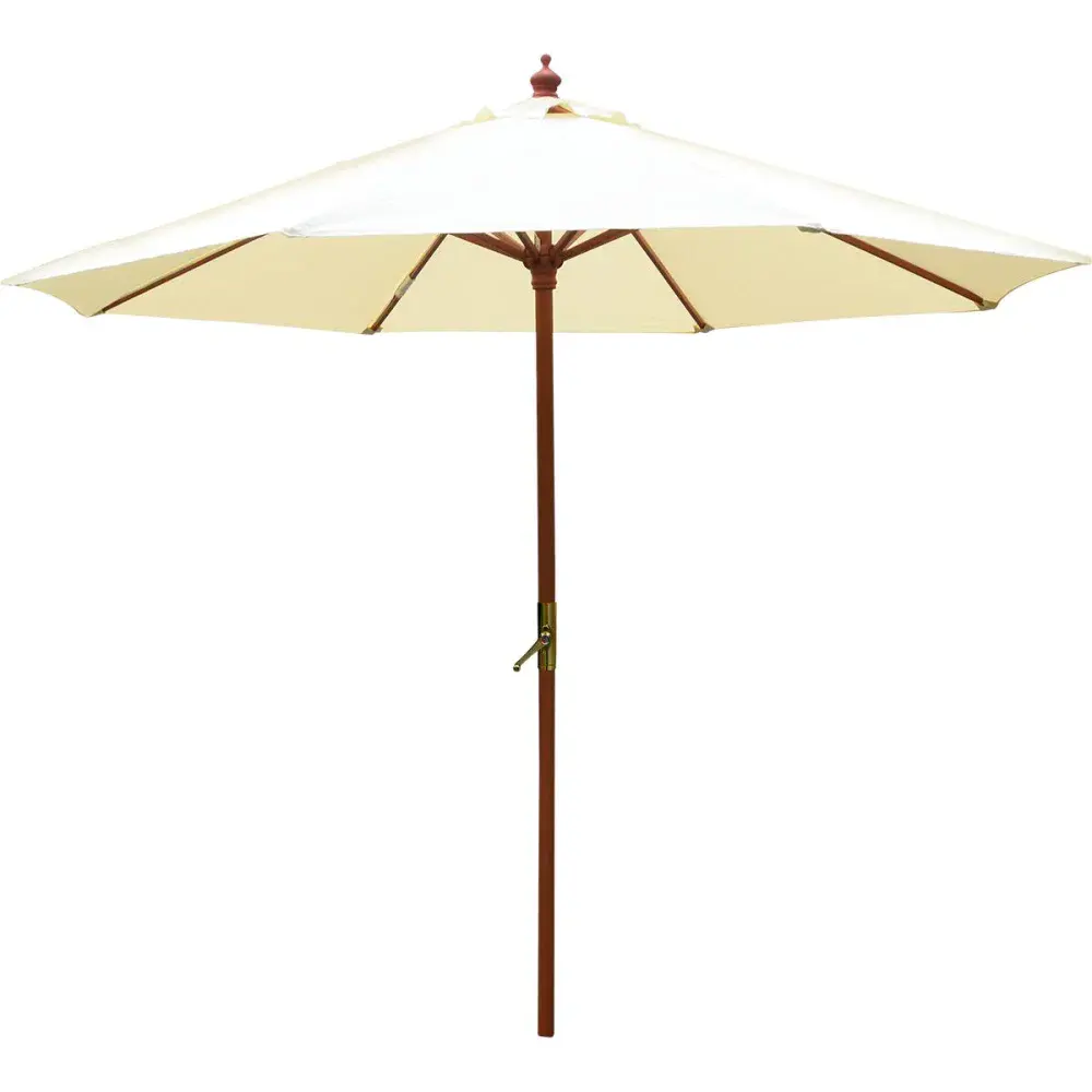 Ombrelone para jardim vertical de madeira creme 3M Kala — fotografia de referência