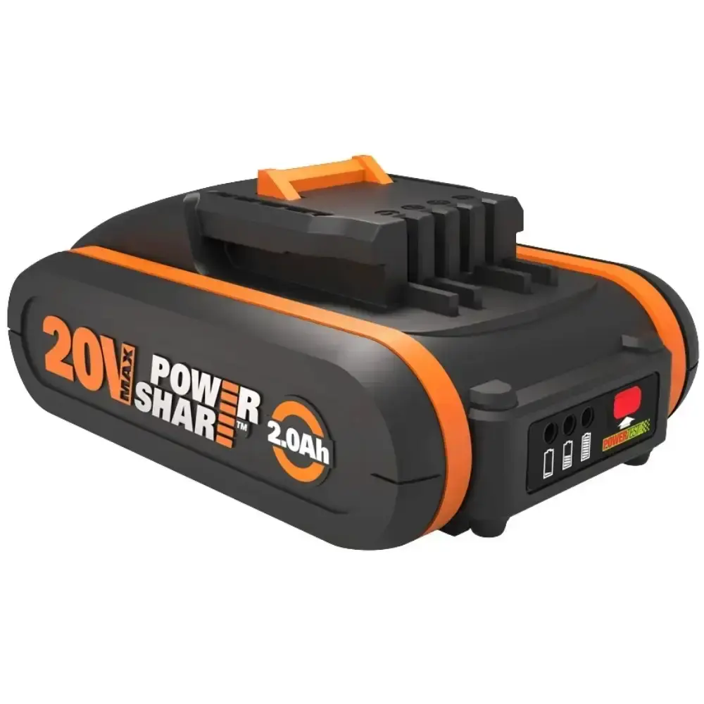 Esmerilhadeira angular 125MM com bateria 20V 2,0AH e carregador bivolt worx Positec — fotografia 5