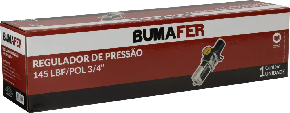 Regulador de pressão 145 lbf/pol 3,4 Bumafer — fotografia 11