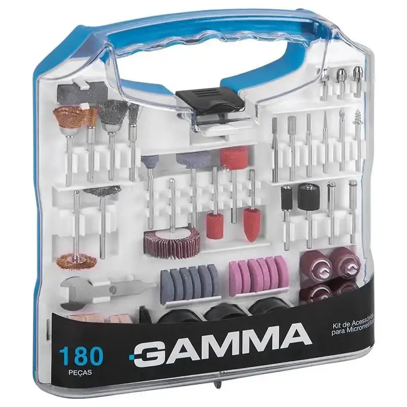 Kit de acessórios para microrretífica com 180 peças G19507AC Gamma