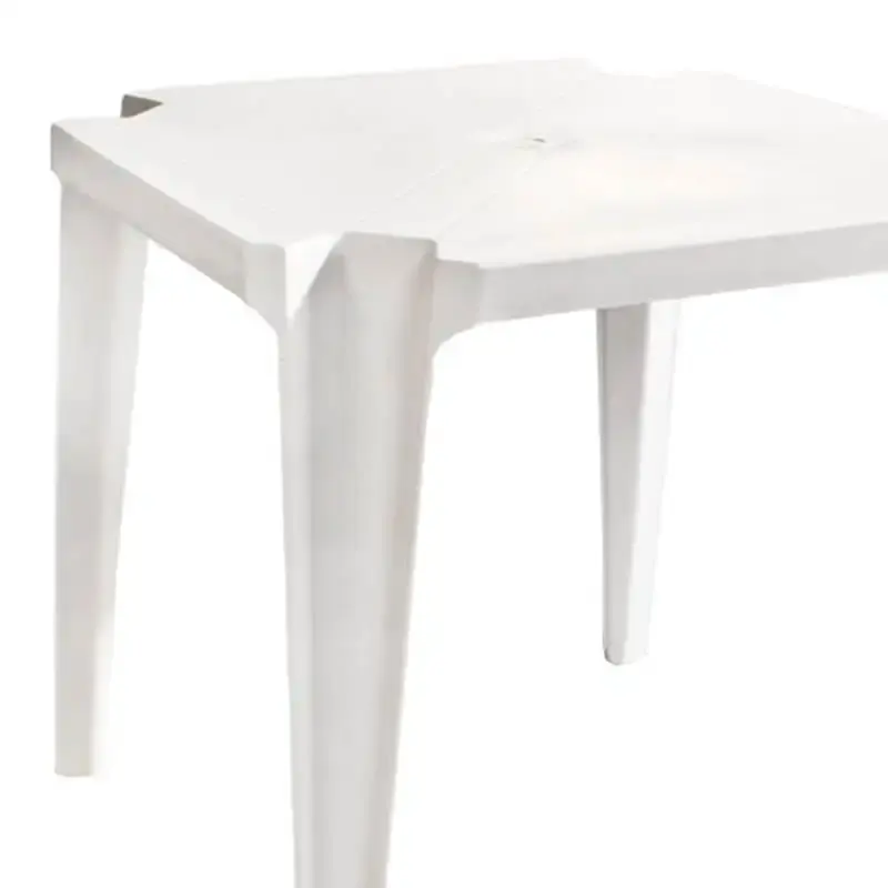 Conjunto de mesa firenze com 4 cadeiras poltronas ipanema empilháveis dolfin — fotografia 7