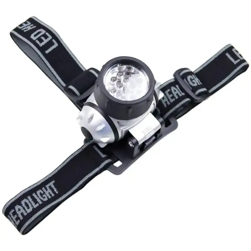 Lanterna à bateria para cabeça 12 leds com 4 funções black jack
