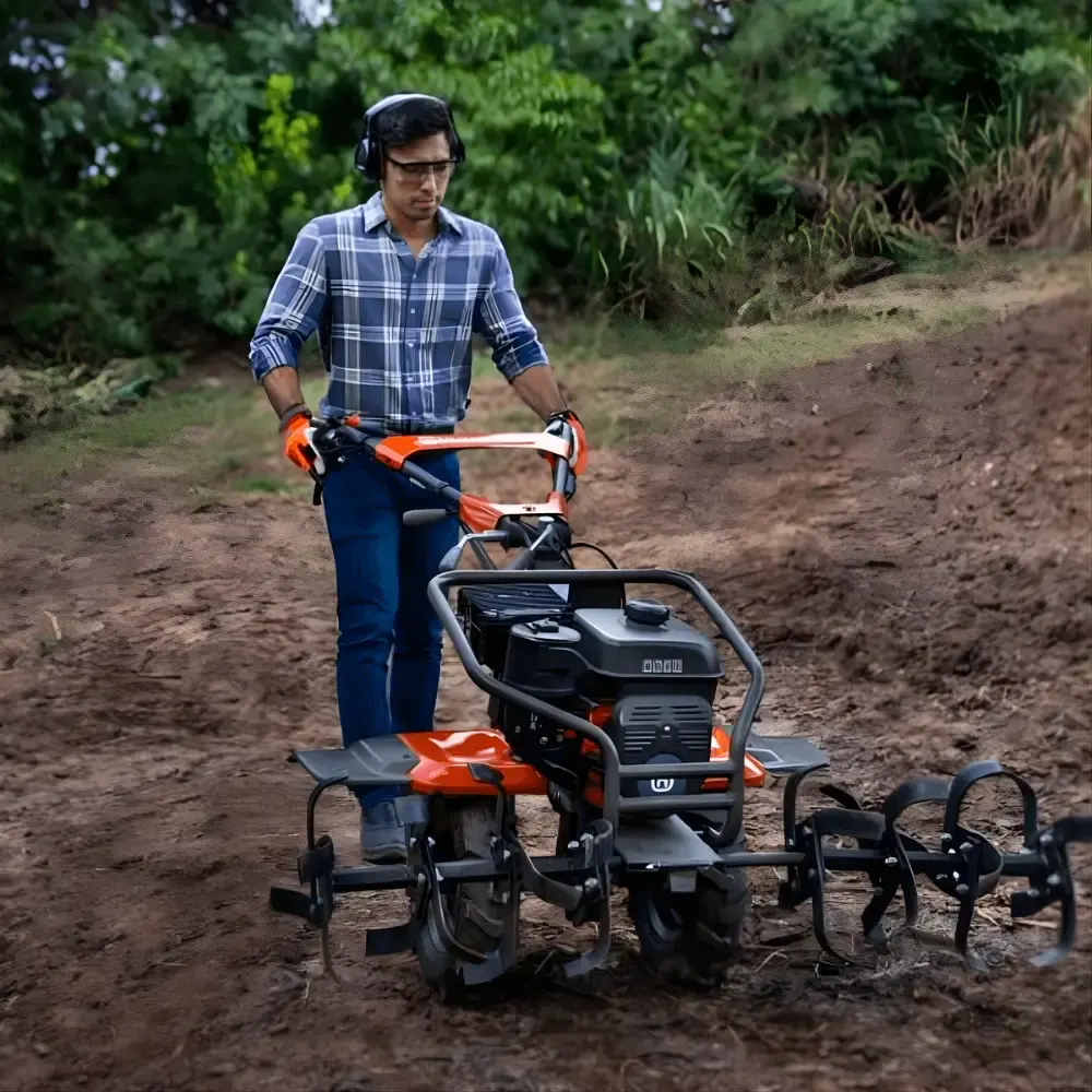 Motocultivador a gasolina 6 HP 4 tempos 105 CM TF440 Husqvarna — fotografia 6