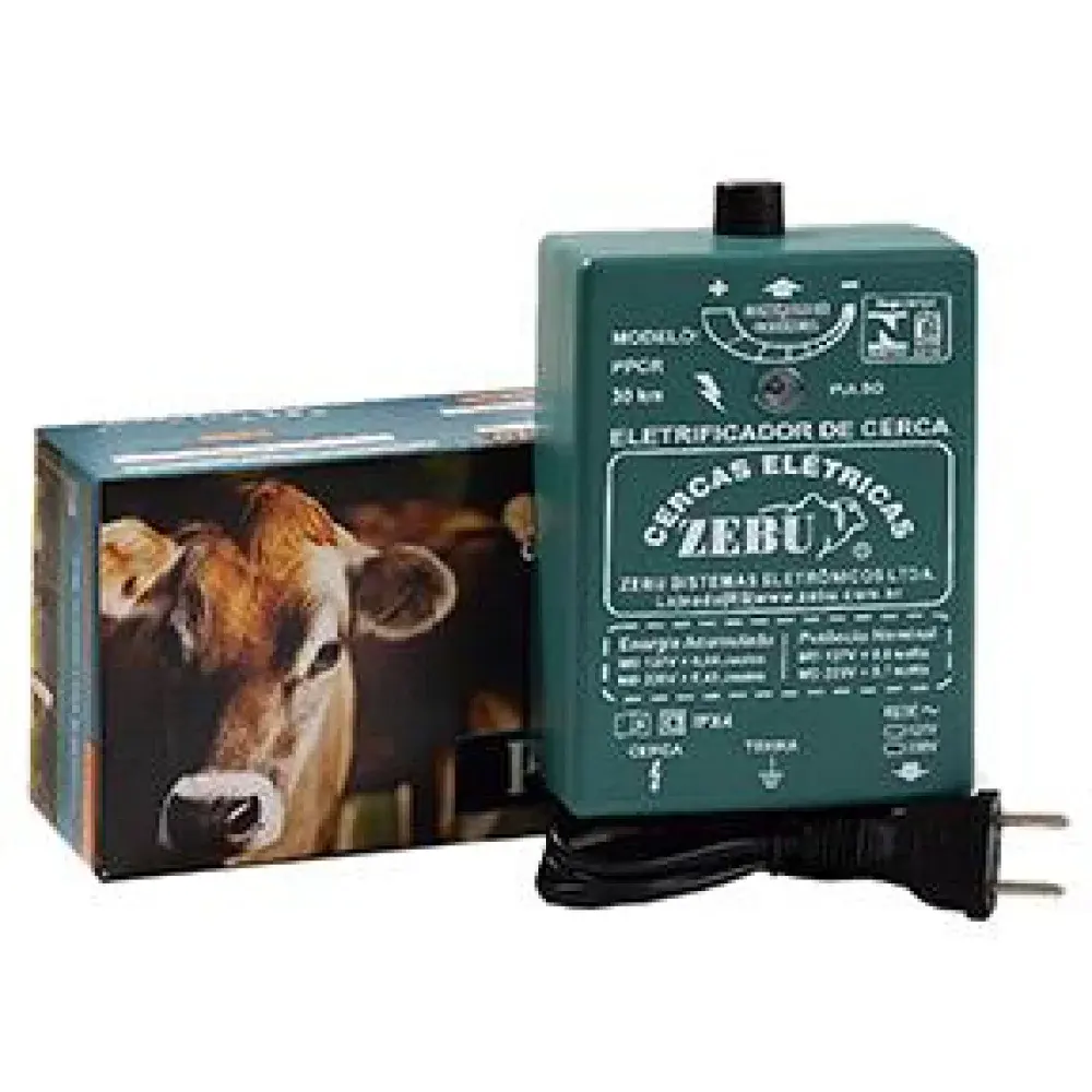 Eletrificador de cerca 2.100 metros bivolt ppcr Zebu — fotografia 2