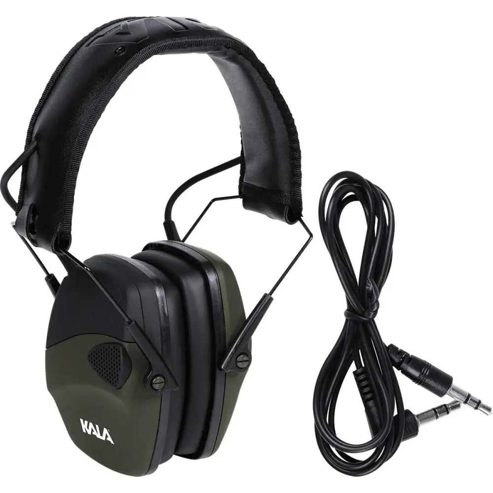 Abafador eletrônico tactical sport verde oliva 8000HZ Kala