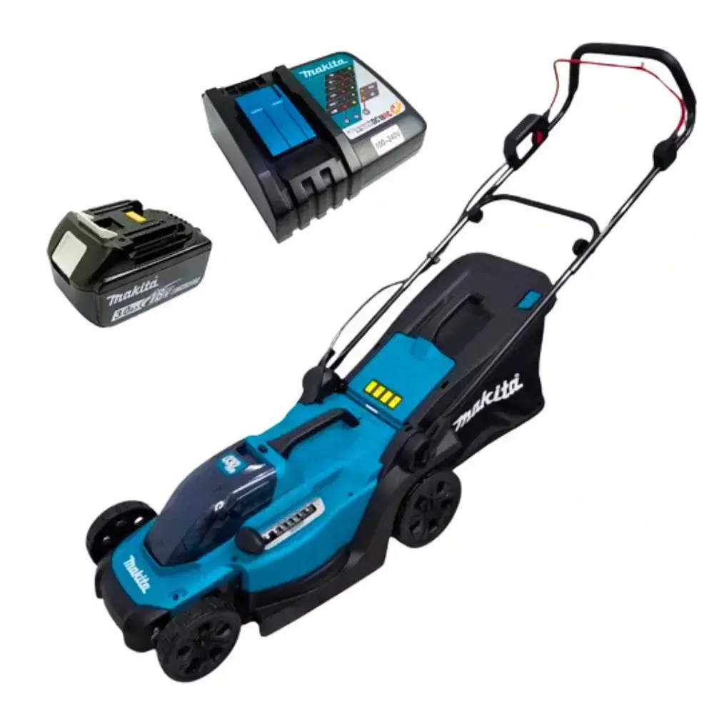 Cortador de grama 18V 330MM com bateria 3AH carregador bivolt Makita — fotografia de referência