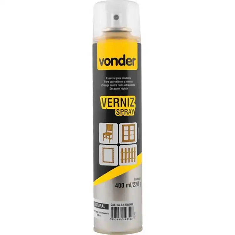 Verniz natural em spray 400 ML Vonder — fotografia de referência