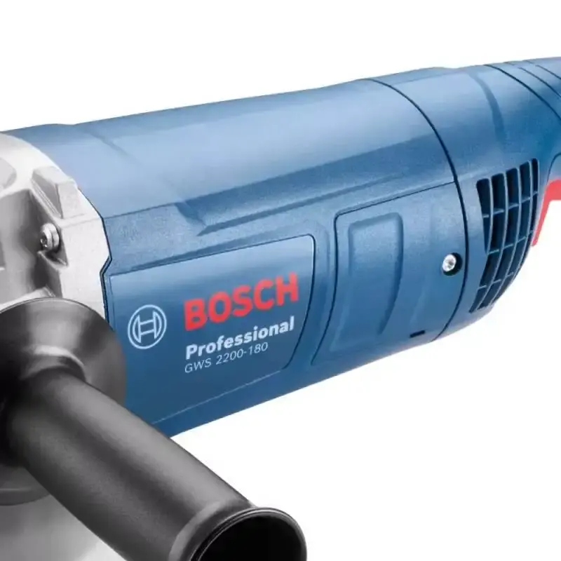 Esmerilhadeira angular 7 POL 2200W 18F1 GWS 2200-180 + kit 3 discos Bosch 220 V — fotografia 3